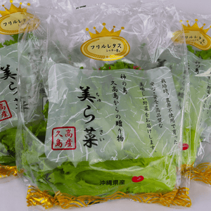 久高島育ちの美ら菜１６パックと焼きいも３個セット